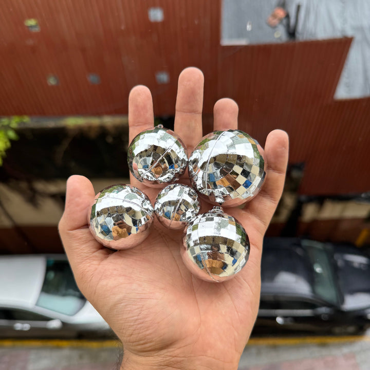 Silver Faux Disco Balls Topper - Arife.Aesthetics