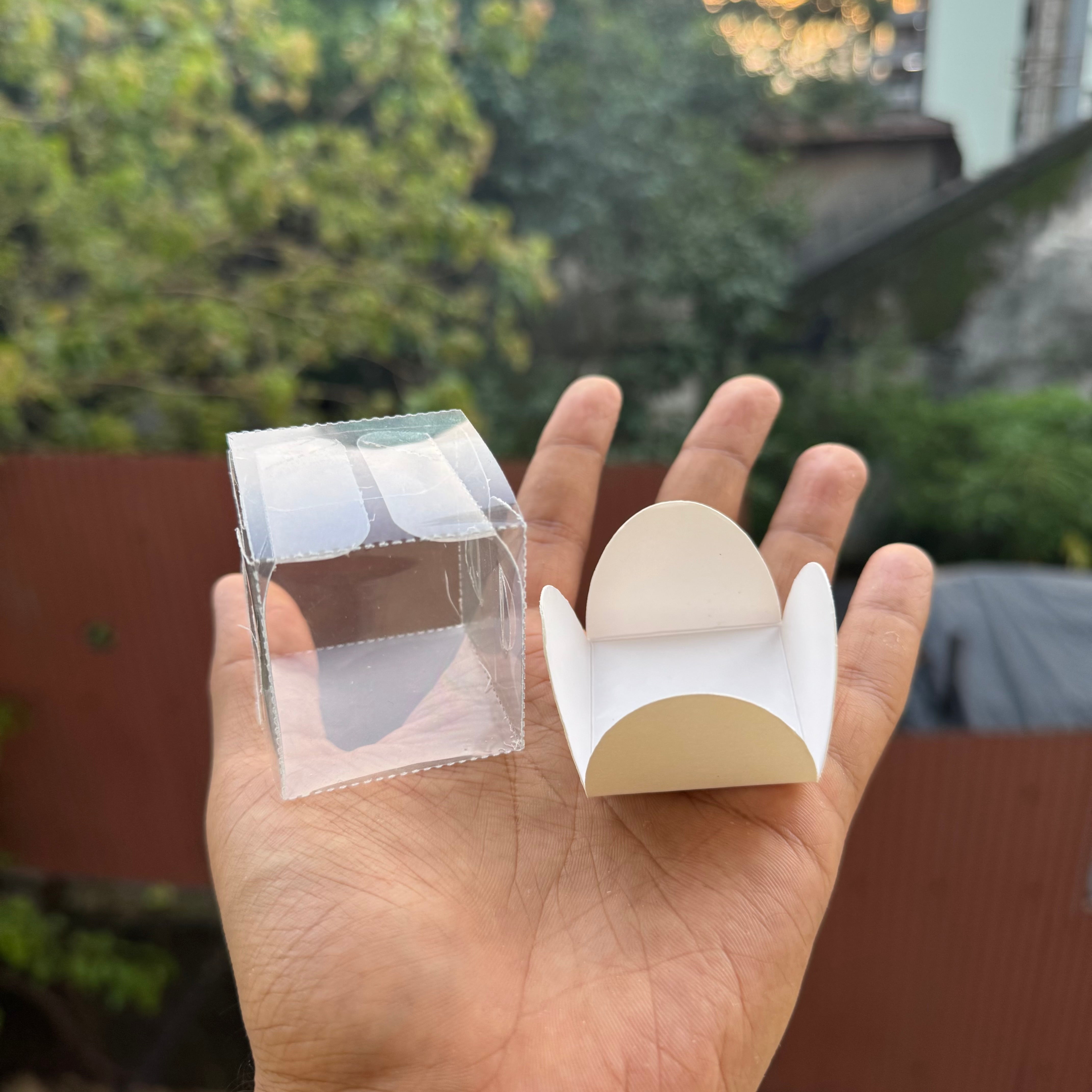 Single Cavity | Ladoo | Truffle | Candle PVC Box (10pc) - Arife.Aesthetics
