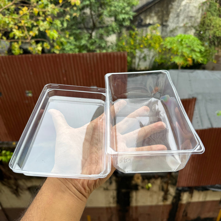 Trending Tiramisu Rectangle PVC PET Tub (10pc) - Arife.Aesthetics