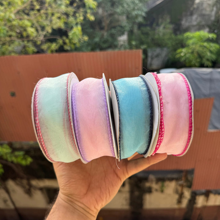 Wired Dual Colour Ribbon 18meter Roll - Arife.Aesthetics