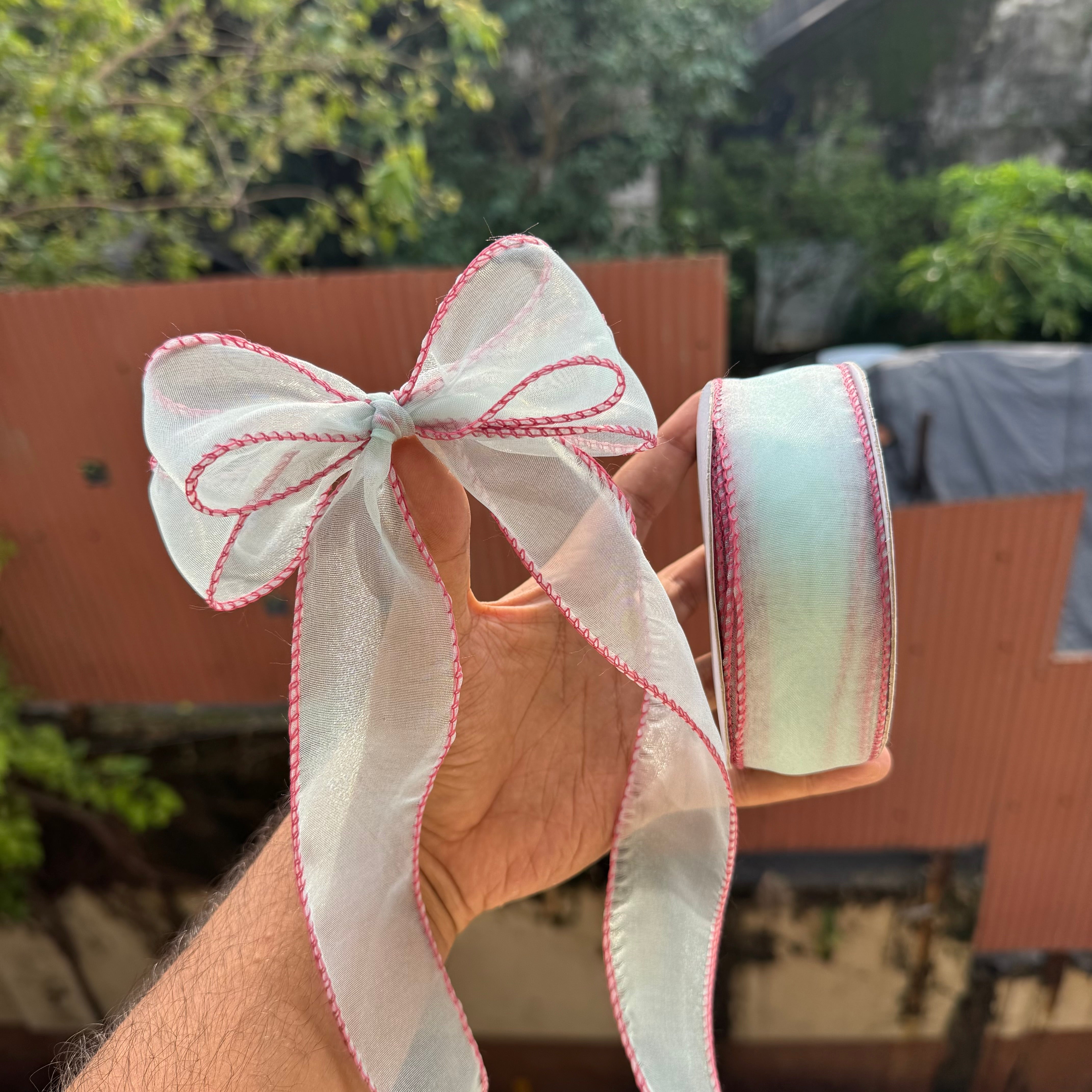 Wired Dual Colour Ribbon 18meter Roll - Arife.Aesthetics
