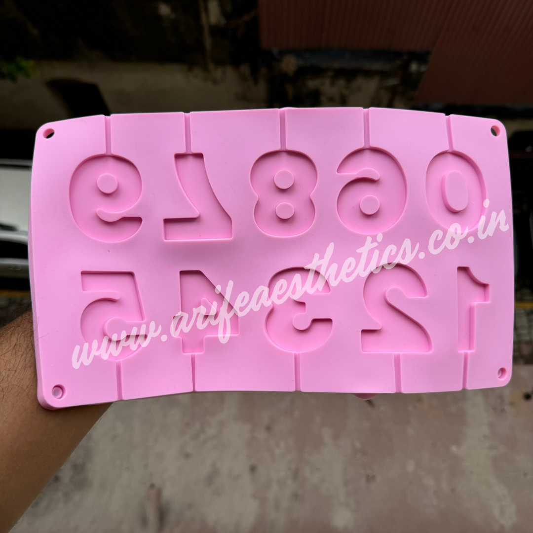 Number Candle Mould