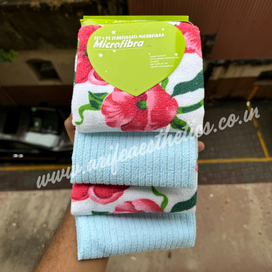 Microfibre Towel set of 4 pcs