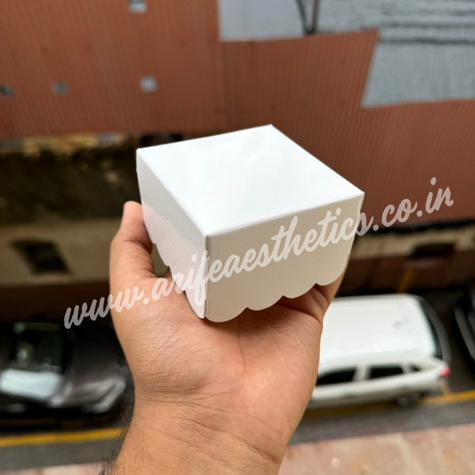 Single Brownie / Donut Box White 10 pc