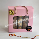 Hamper Bag / Box With Handle 8inch PINK